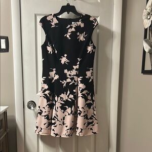 NorthStyle Black and Pink Floral Mini Dress